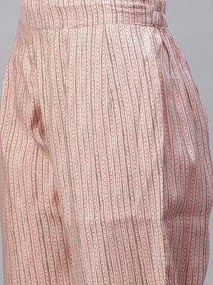Pink zardosi rayon salwar 3