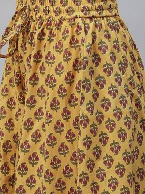 Mustard gotta patti cotton salwar 3