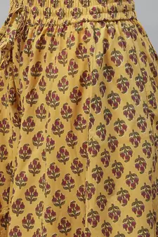 Mustard gotta patti cotton salwar