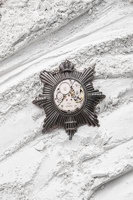 Crown Compass Brooch 1