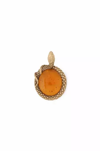 Gem Of Serpent Brooch