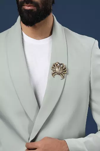 Jewelled Crab Brooch
