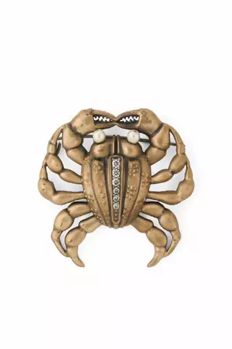 Jewelled Crab Brooch