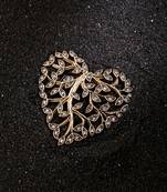 Heart Of Ivy Brooch