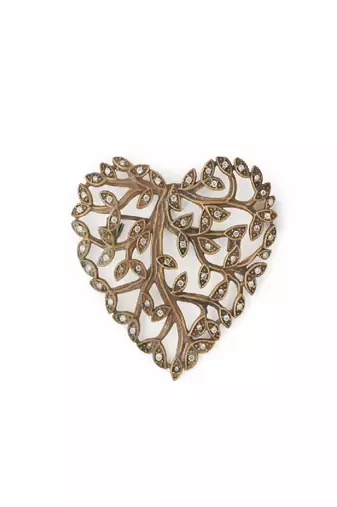 Heart Of Ivy Brooch