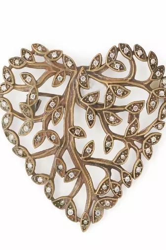 Heart Of Ivy Brooch