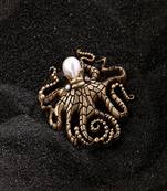 Octopus Pearl brooch