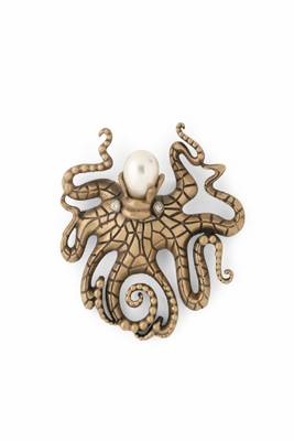 Octopus Pearl brooch 3