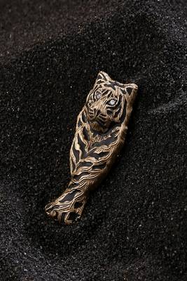 Royal Bengal Tiger Brooch 1