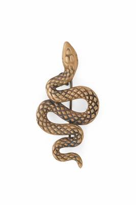 Tangled Python brooch 3