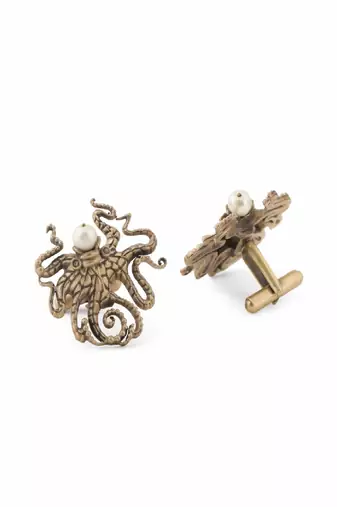 Octopus Pearl Cufflinks