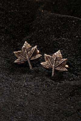 Money Plant Cufflinks 1