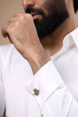 Money Plant Cufflinks 2