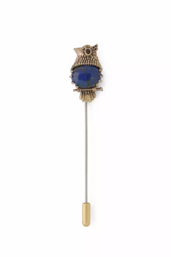 Blue Owlet Lapel Pin