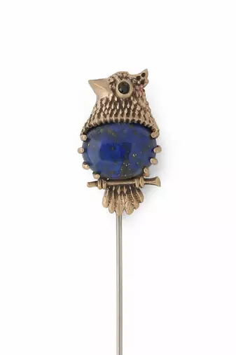 Blue Owlet Lapel Pin
