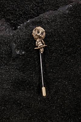 Peeking Owl Lapel Pin 1