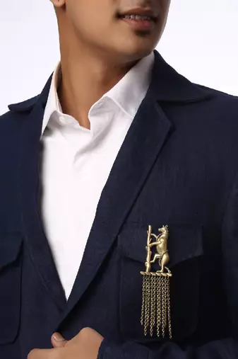 Army Horse Brooch