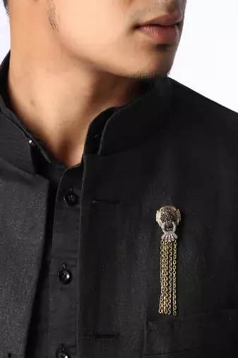 The Lion Chain Brooch