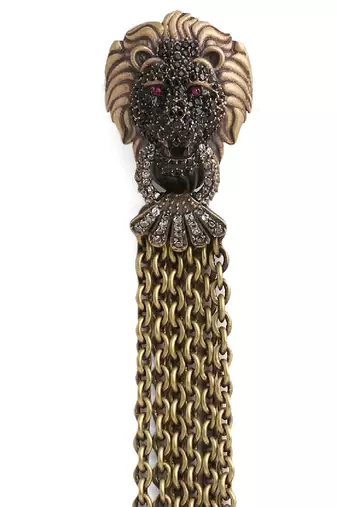 The Lion Chain Brooch
