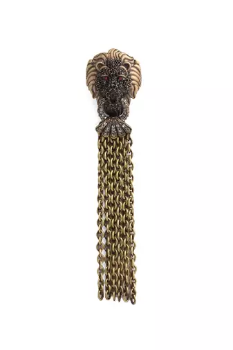 The Lion Chain Brooch
