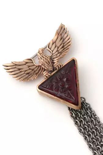 Fire Phoenix Brooch