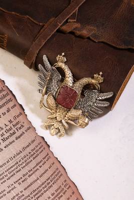 Russian Emblem Brooch 1