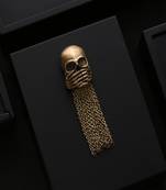 The Iwazaru Inspired Skull Brooch