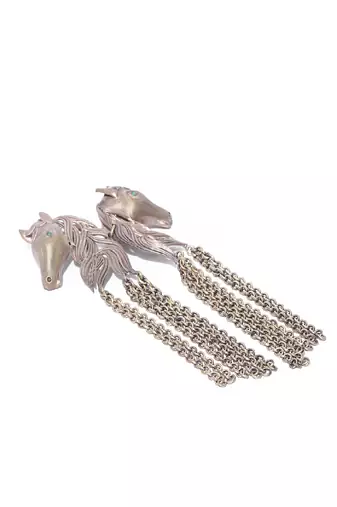 The Dangled Horses Brooch
