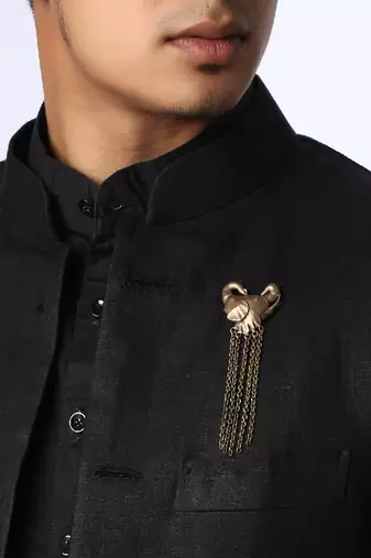 The Dual- Headed Elephant Brooch