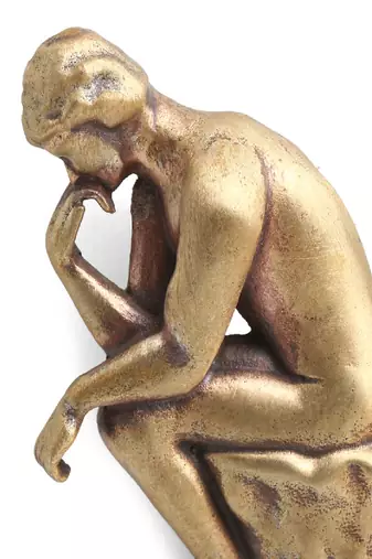 The Thinker Brooch