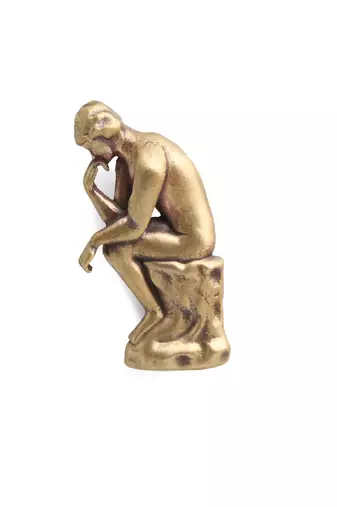 The Thinker Brooch