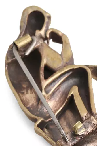 The Thinker Brooch