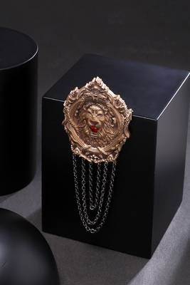 Royal Lion Emblem Brooch 1