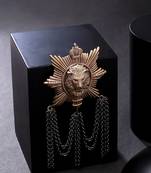 Triple Emblem Brooch