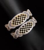Gold Silver Royal Diamond Bangles