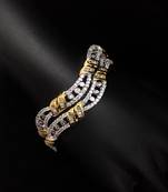 Gold Silver Classic  Diamond Bangles