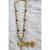 Gold tone meenakari peacock pearl necklace set dj-01420