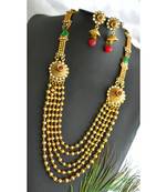 Antique multi layer Mugappu necklace set dj-01430