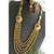 Antique multi layer Mugappu necklace set dj-01430