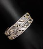Gold Silver Delicate Diamond Bangles