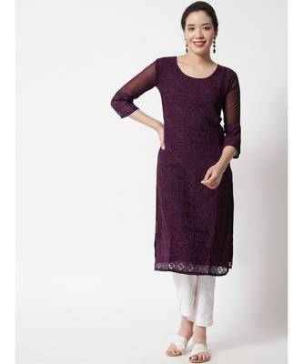  chikankari kurtis 1