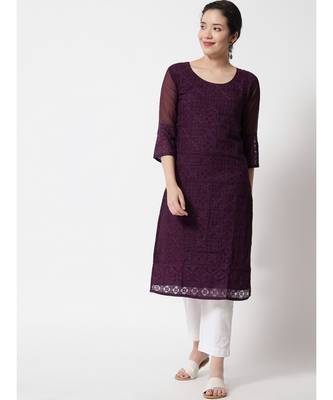  chikankari kurtis 2