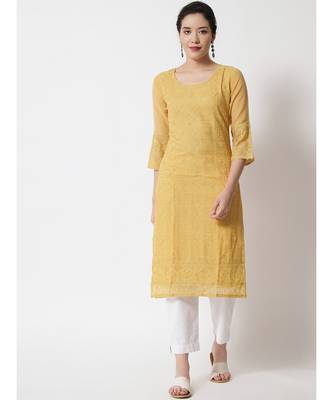  chikankari kurtis 1