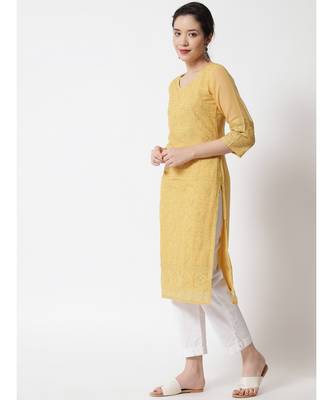  chikankari kurtis 3