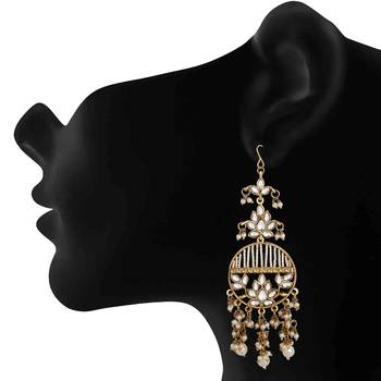 White pearl earrings 2