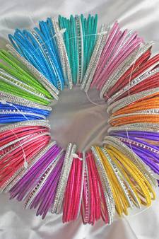 Multicolor bangles-and-bracelets