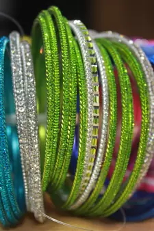 Multicolor bangles-and-bracelets