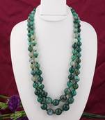 Green agate necklaces