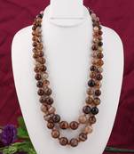 Brown agate necklaces