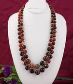 Orange agate necklaces